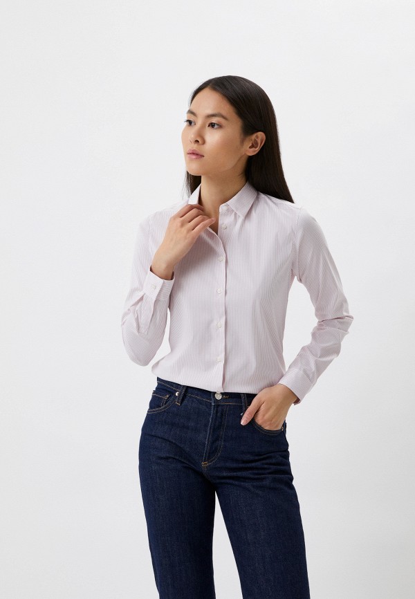 

Блуза UNIQLO, Розовый, из хлопка SUPIMA