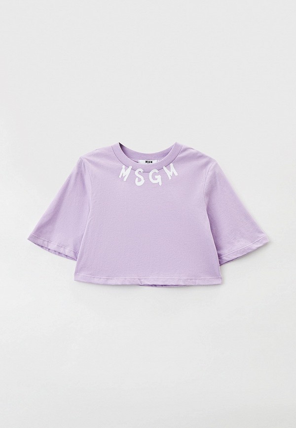 

Футболка MSGM Kids, Фиолетовый