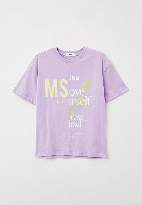

Футболка MSGM Kids, Фиолетовый