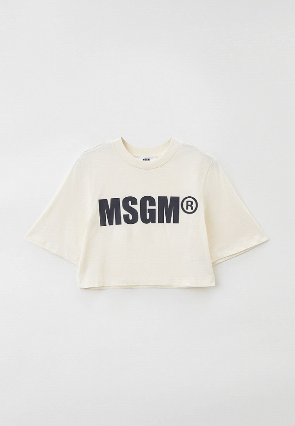 

Футболка MSGM Kids, Бежевый