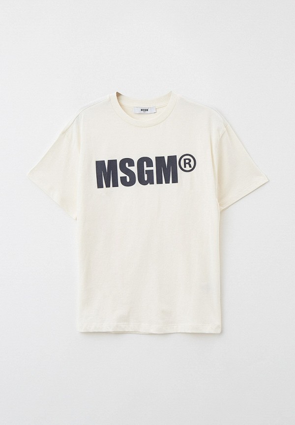 

Футболка MSGM Kids, Бежевый