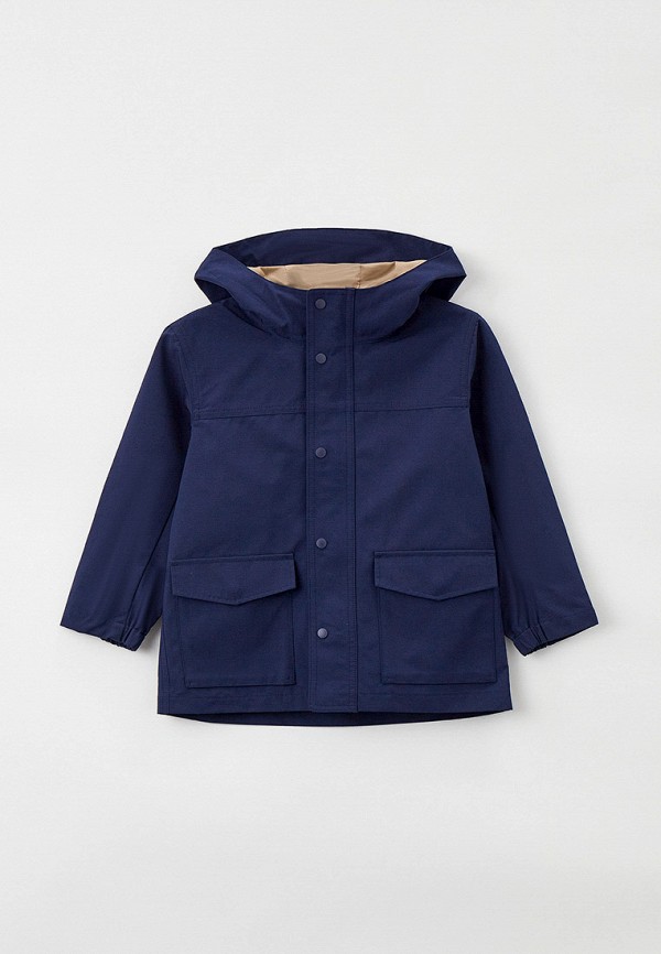 

Куртка UNIQLO, Синий, с капюшоном