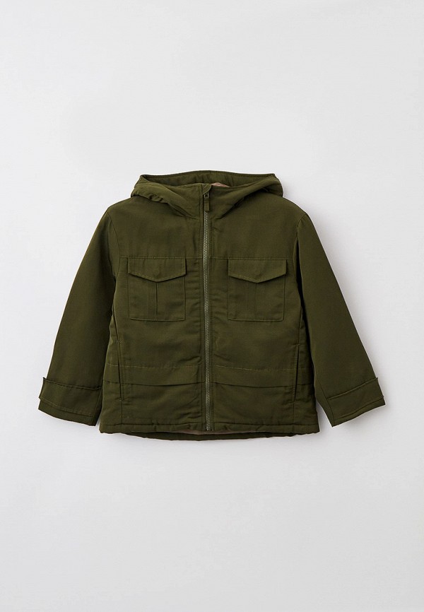 

Куртка утепленная UNIQLO, Хаки, c капюшоном, White Mountaineering