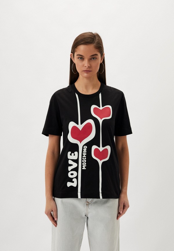 

Футболка Love Moschino, Черный