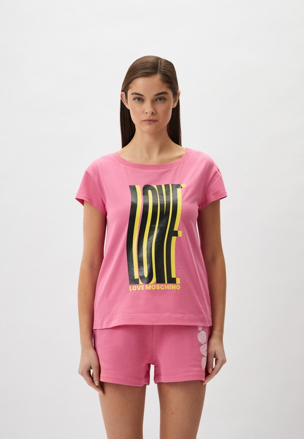 

Футболка Love Moschino, Розовый