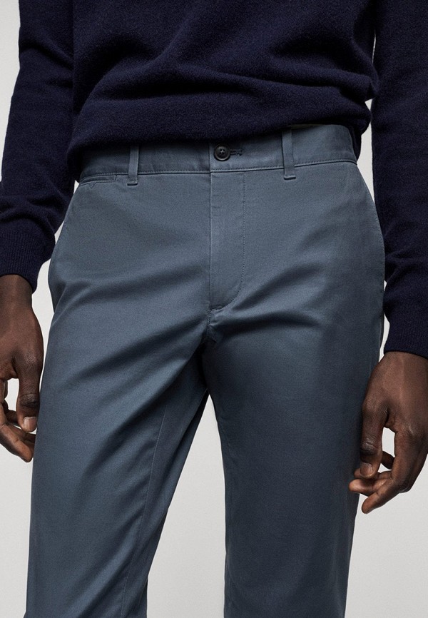 Брюки Mango Man синий, размер 44, фото 4