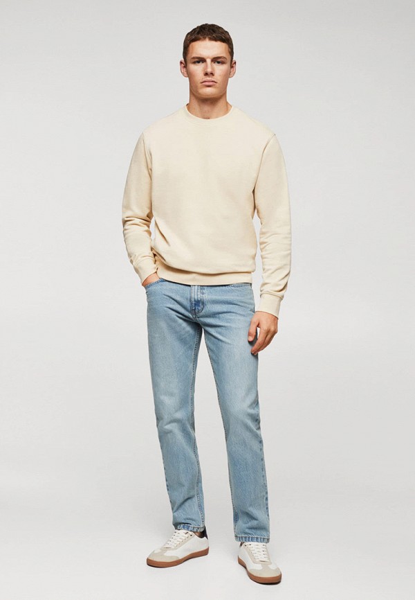 Джемпер Mango Man бежевый, размер 46, фото 2