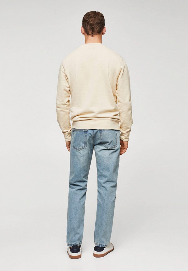 Джемпер Mango Man бежевый, размер 46, фото 3