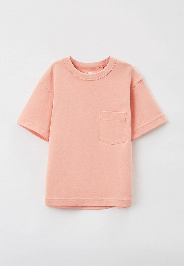 

Футболка UNIQLO, Коралловый, Uniqlo U AIRism с хлопком