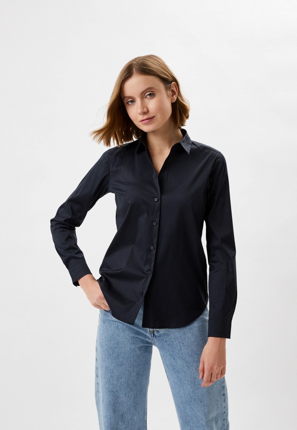 

Рубашка UNIQLO, Черный, из хлопка SUPIMA