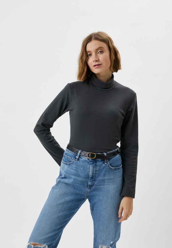 

Водолазка UNIQLO, Серый, из хлопка