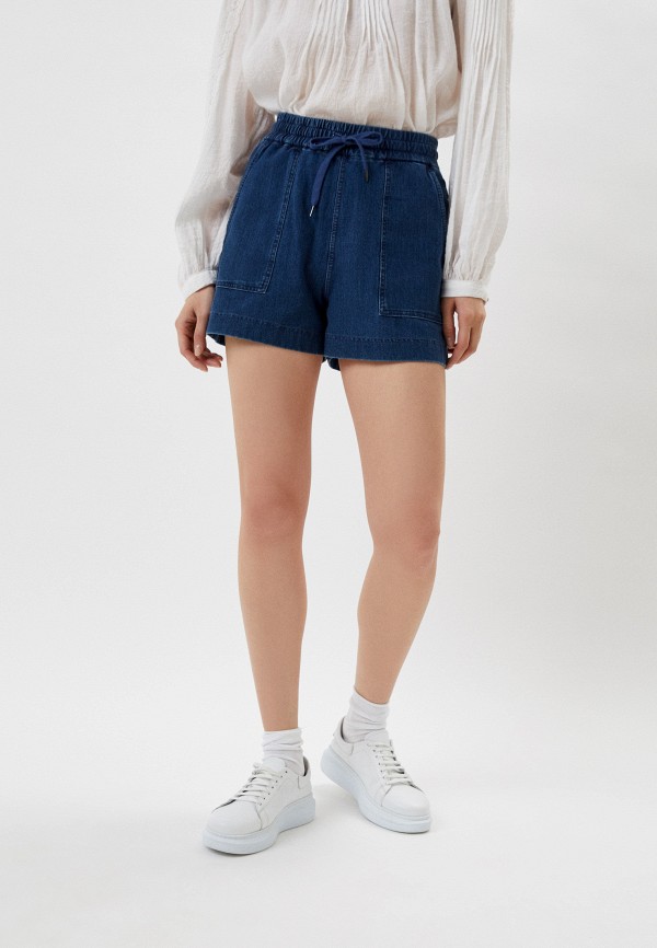 

Шорты джинсовые UNIQLO, Синий, из ткани джерси