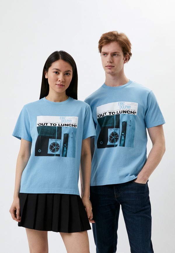

Футболка UNIQLO, Голубой, UT Blue Note Records