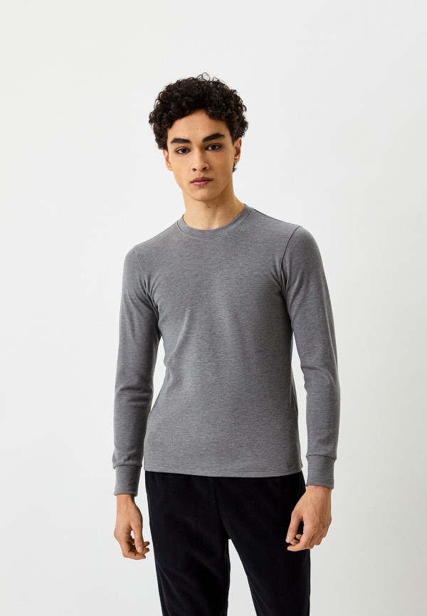 

Лонгслив UNIQLO, Серый, HEATTECH УЛЬТРАТЕПЛЫЙ