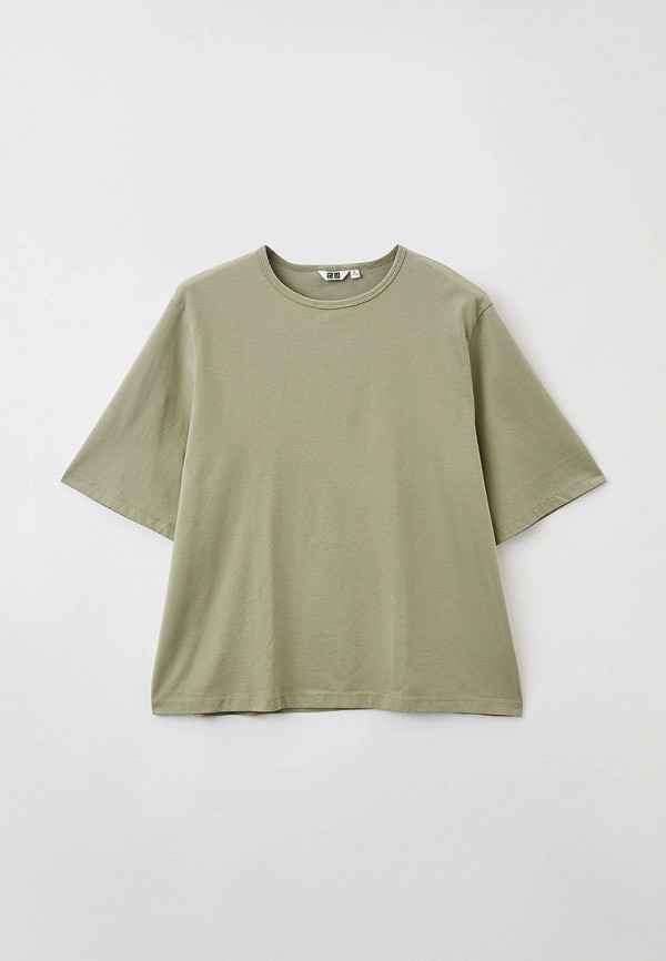 

Футболка UNIQLO, Хаки, Uniqlo U AIRism