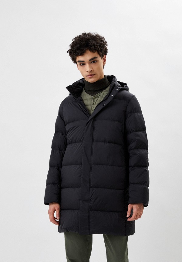 

Пуховик UNIQLO, Черный, ультралегкий с капюшоном