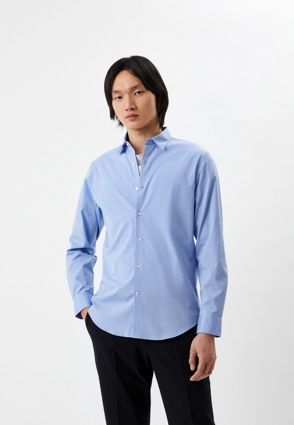 

Рубашка UNIQLO, Голубой, EASY CARE