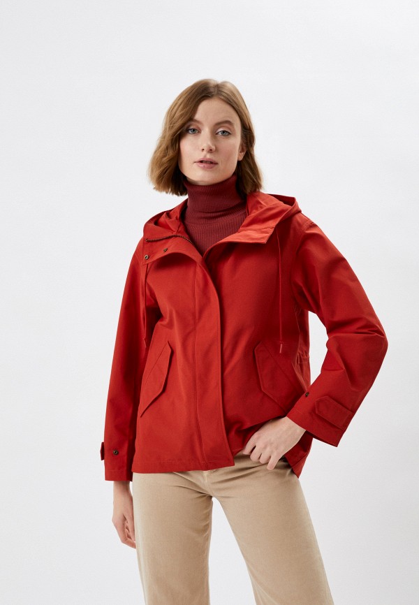 

Куртка UNIQLO, Красный, с капюшоном