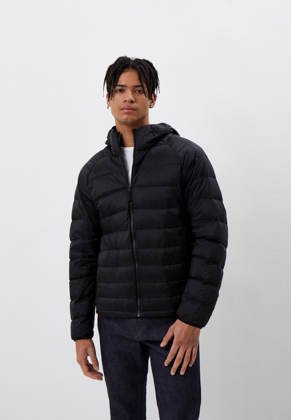

Пуховик UNIQLO, Черный, ультралегкий с капюшоном, 3D-крой