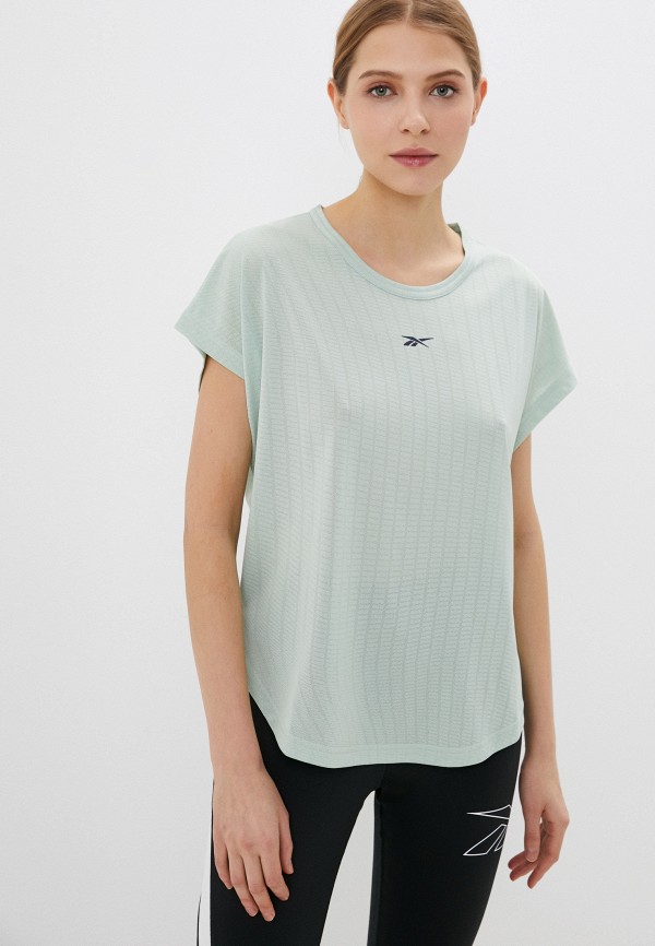

Футболка спортивная Reebok, Зеленый, United By Fitness