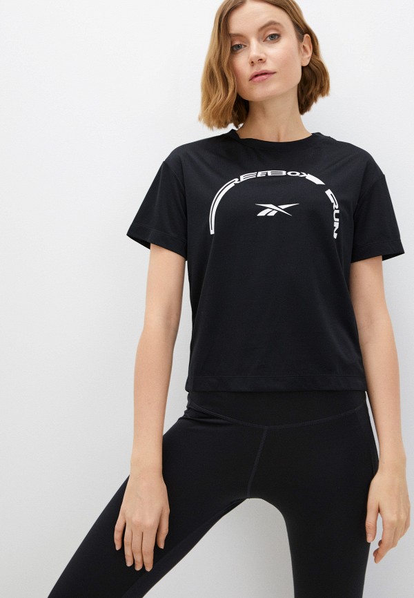 

Футболка спортивная Reebok, Черный, Running Speedwick Graphic Tee