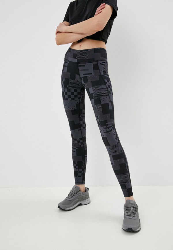 

Тайтсы Reebok, Серый, TS LUX TIGHT- JACQUARD
