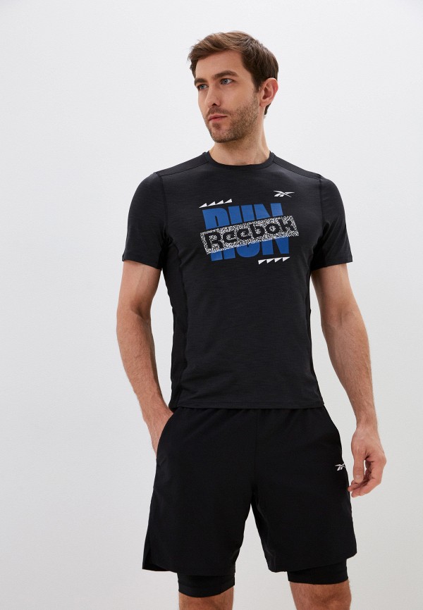 

Футболка спортивная Reebok, Черный, TSR SS AC ATHLETE TEE