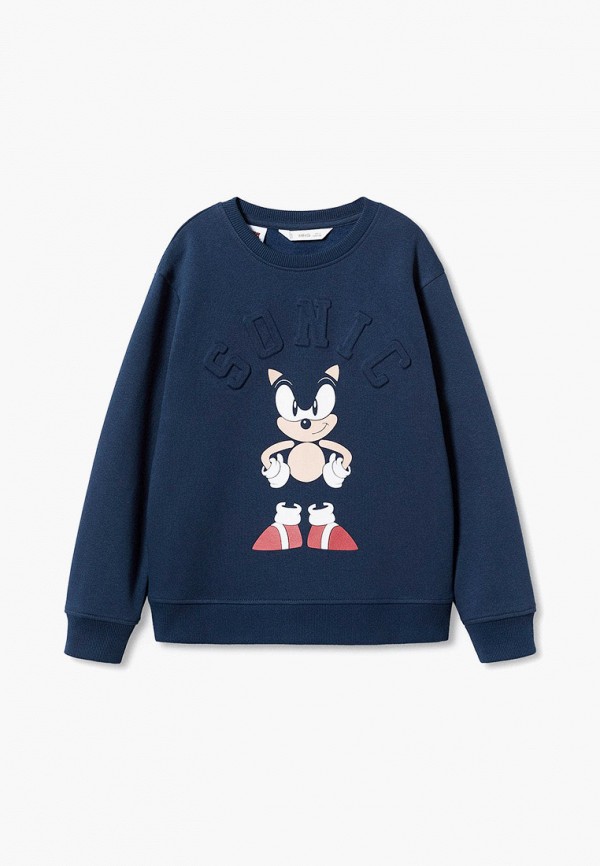 

Свитшот Mango Kids, Синий, SONIC