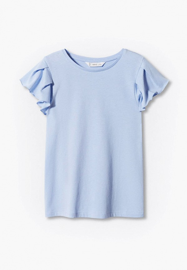 

Футболка Mango Kids, Голубой, SOFT