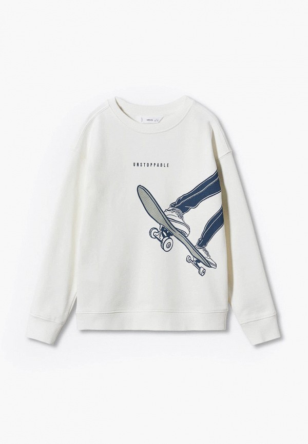 

Свитшот Mango Kids, Белый, LOUD