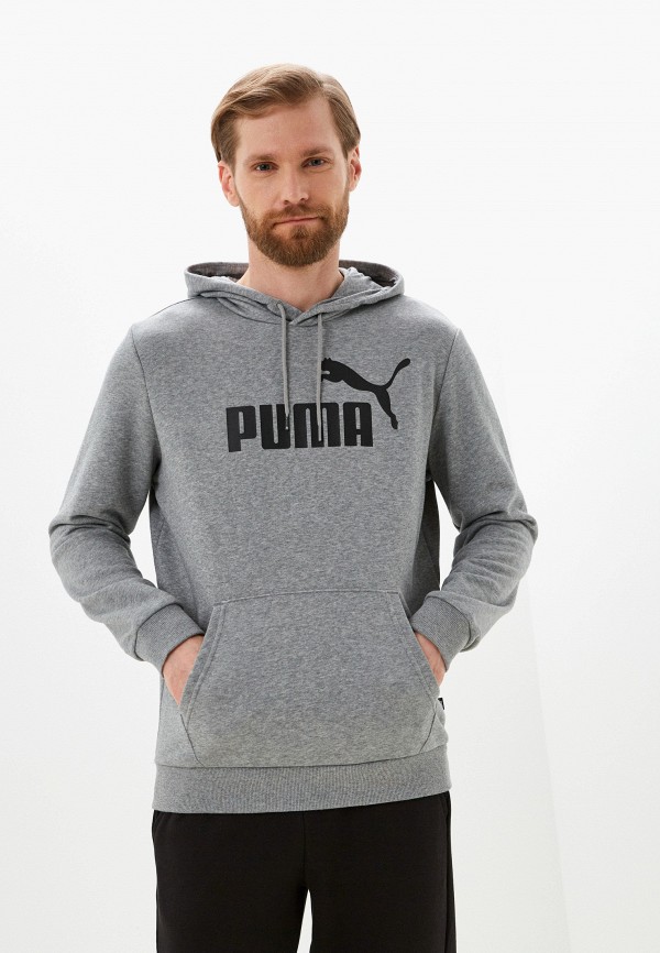 Худи PUMA ESS Big Logo Hoodie TR Medium Gray Heath