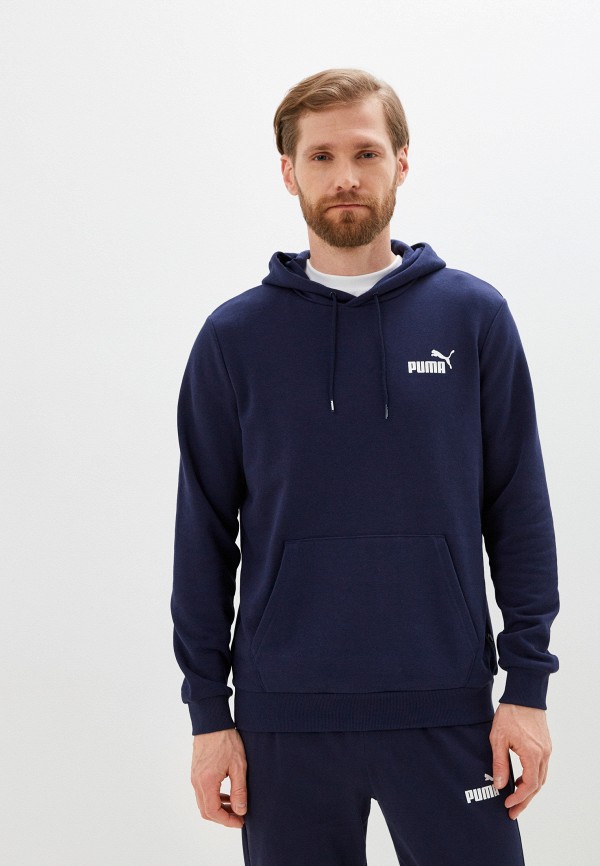 Худи PUMA ESS Small Logo Hoodie TR Peacoat