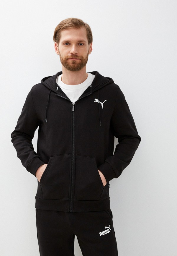 

Толстовка PUMA, Черный, ESS Small Logo FZ Hoodie FL Puma Black-C