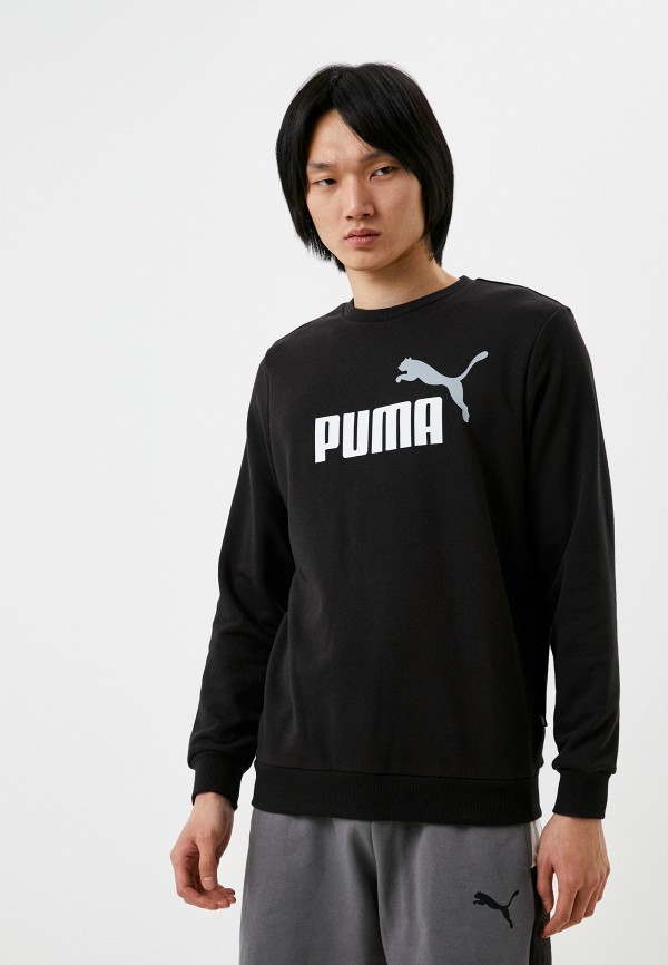 Свитшот PUMA ESS+ 2 Col Big Logo Crew TR PUMA Black-p