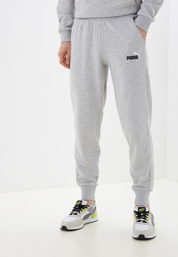 

Брюки спортивные PUMA, Серый, ESS+ 2 Col Logo Pants TR cl Light Gray H