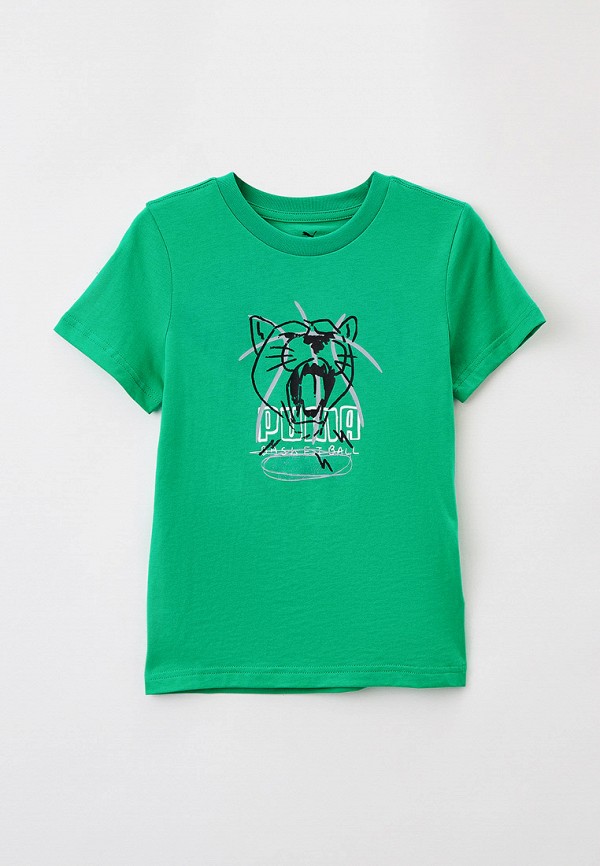 

Футболка PUMA, Зеленый, BASKETBALL Tee B Grassy Green