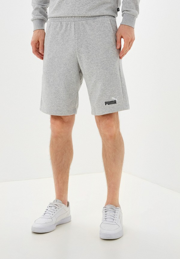 

Шорты спортивные PUMA, Серый, ESS+ 2 Col Shorts 10" Light Gray Heather