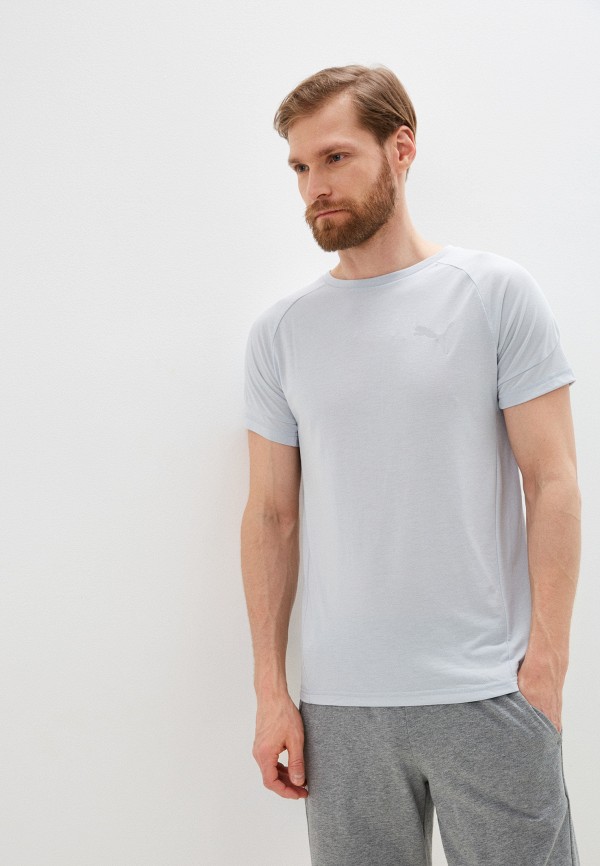 

Футболка PUMA, Серый, EVOSTRIPE Tee Platinum Gray