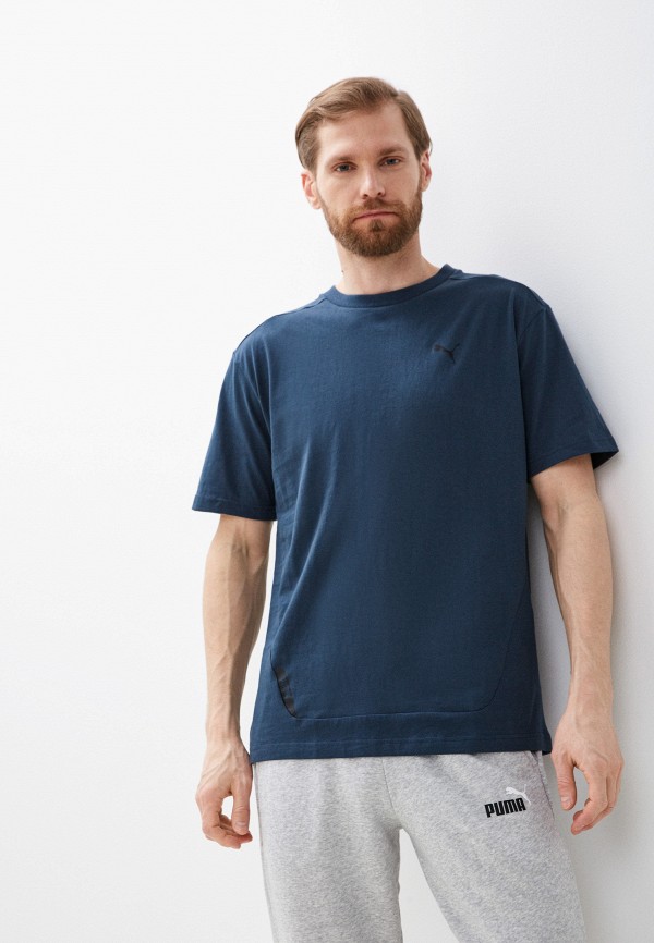 

Футболка PUMA, Синий, RAD/CAL Tee Dark Night