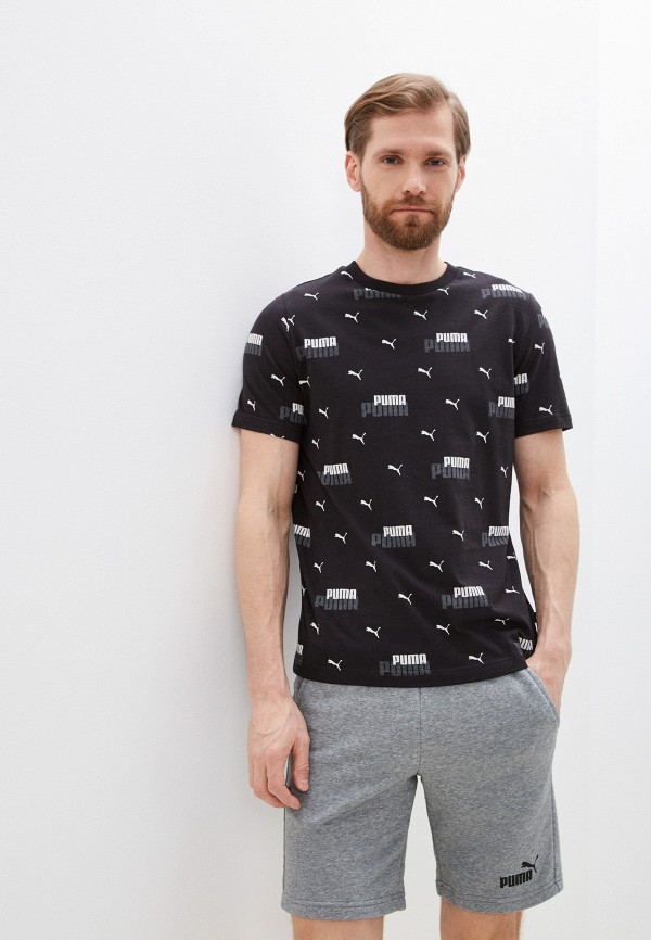 

Футболка PUMA, Черный, ESS+ LOGO POWER AOP Tee PUMA Black