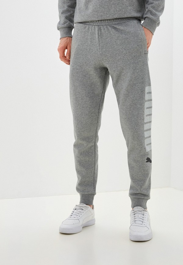 

Брюки спортивные PUMA, Серый, ESS+ LOGO LAB Sweatpants FL cl Medium Gr