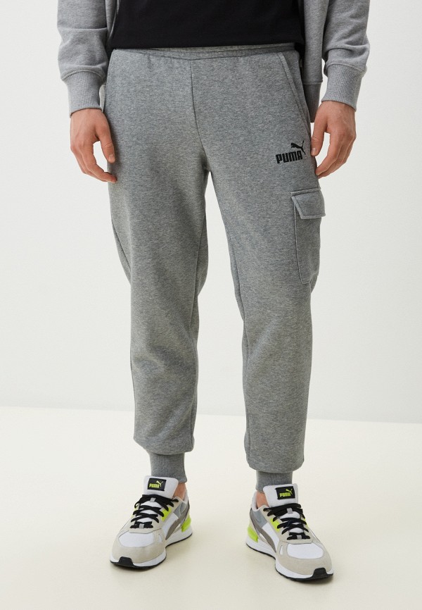 

Брюки спортивные PUMA, Серый, ESS Cargo Pants Medium Gray Heather