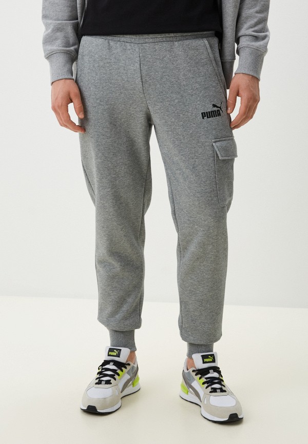 Брюки спортивные PUMA ESS Cargo Pants Medium Gray Heather