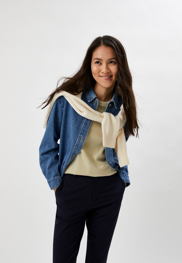 

Рубашка джинсовая UNIQLO, Голубой, из денима