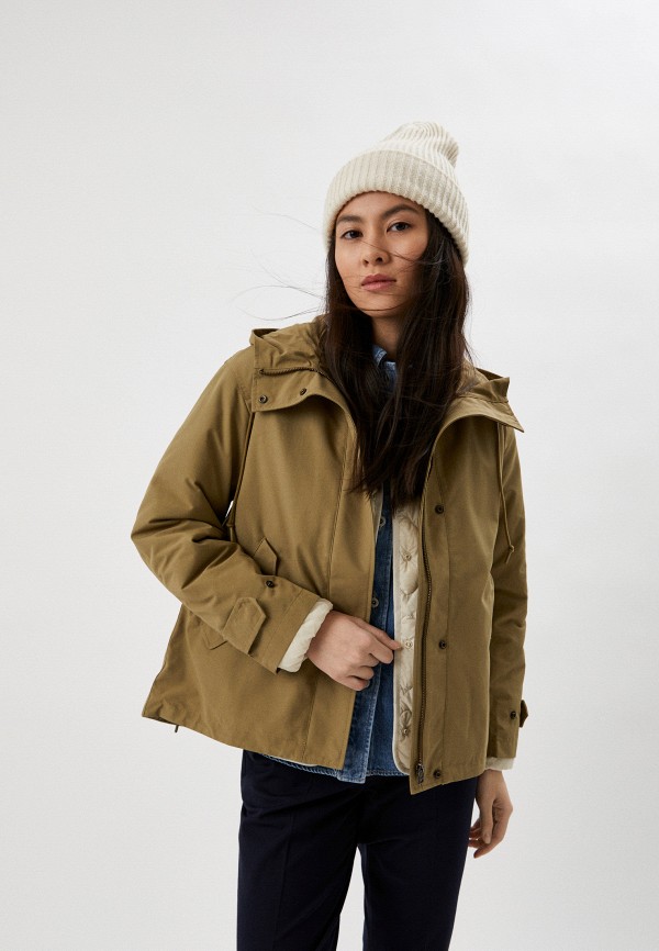 

Куртка UNIQLO, Хаки, с капюшоном
