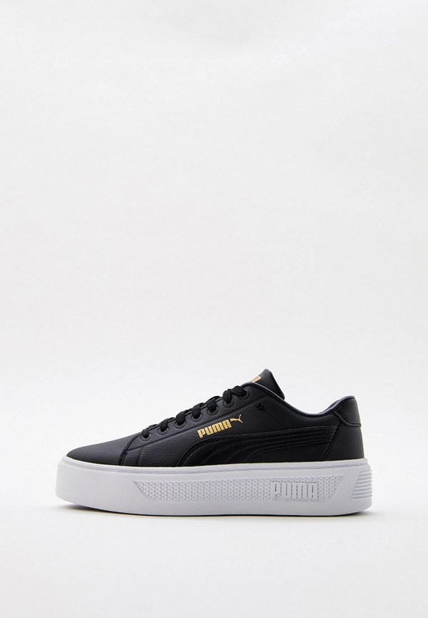

Кеды PUMA, Черный, Smash Platform v3 Sleek PUMA Black-Gold-