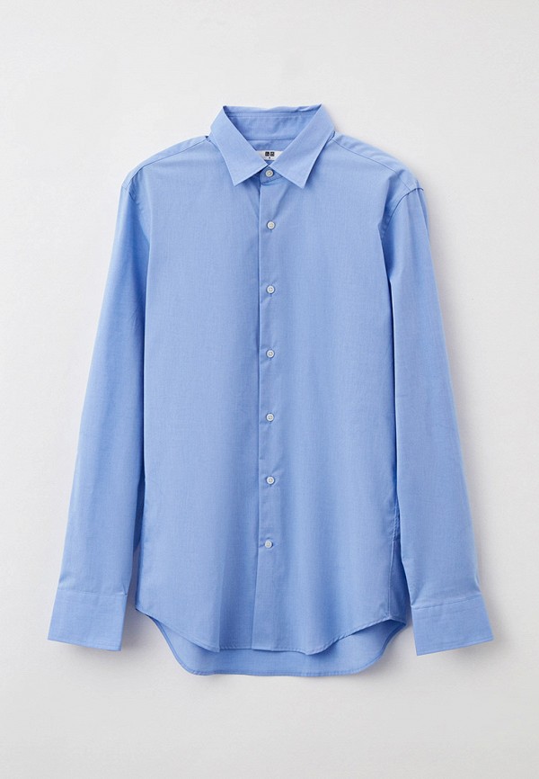 

Рубашка UNIQLO, Голубой, EASY CARE