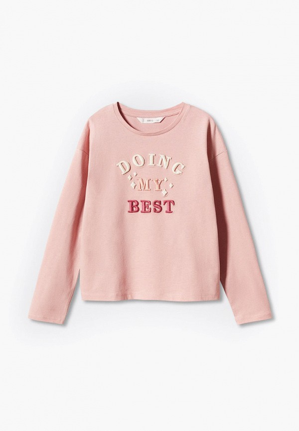 

Лонгслив Mango Kids, Розовый, JARDIN