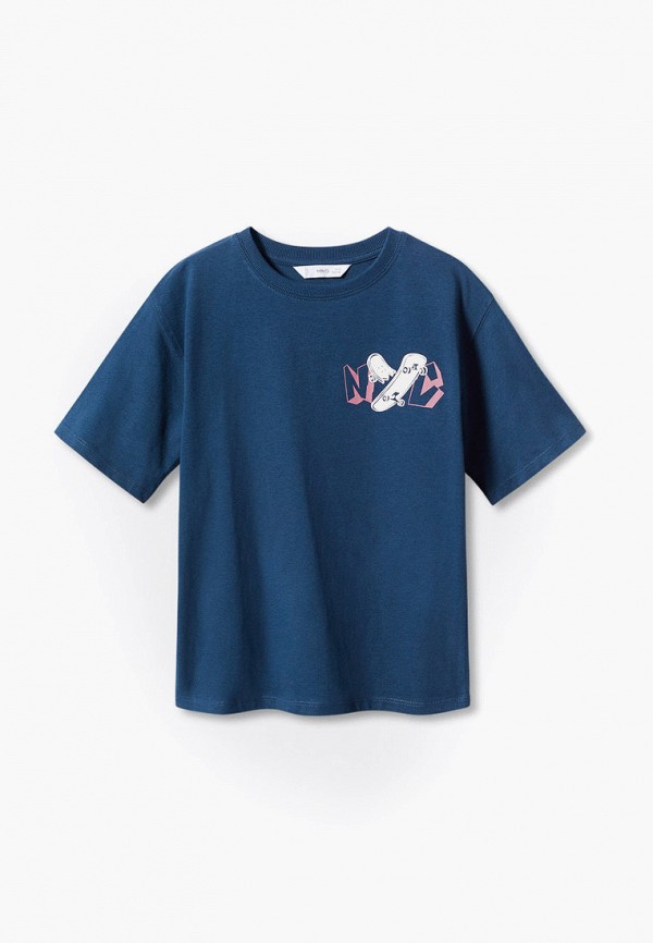 

Футболка Mango Kids, Синий, SKATE
