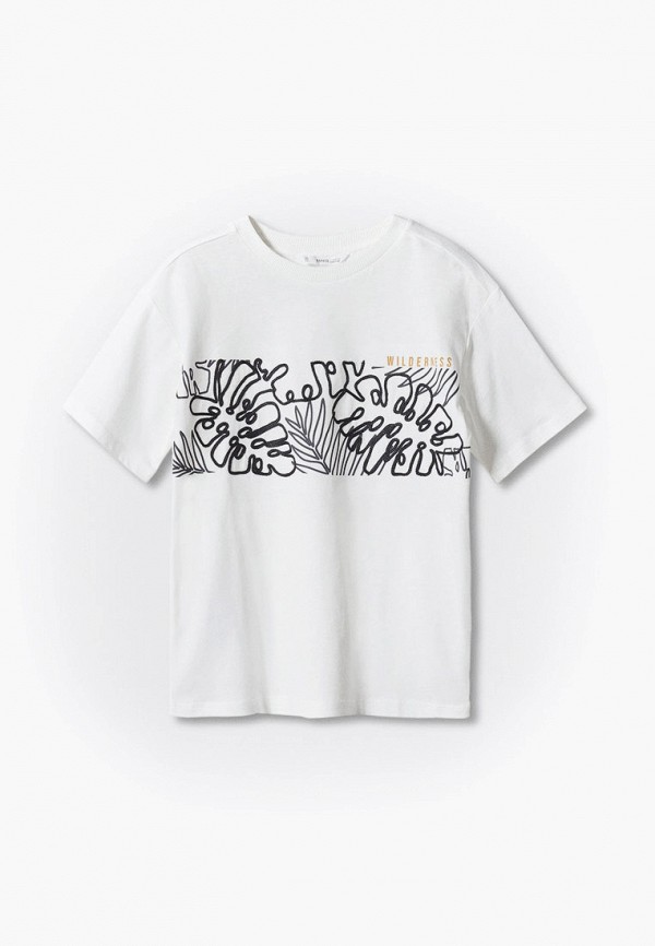 

Футболка Mango Kids, Белый, WILDER